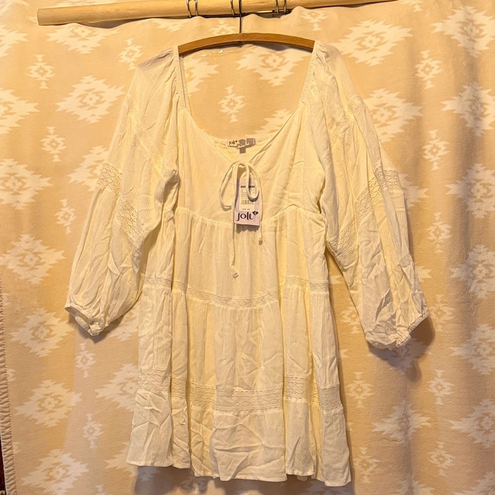 Jolt Women's Ivory Tunic Top